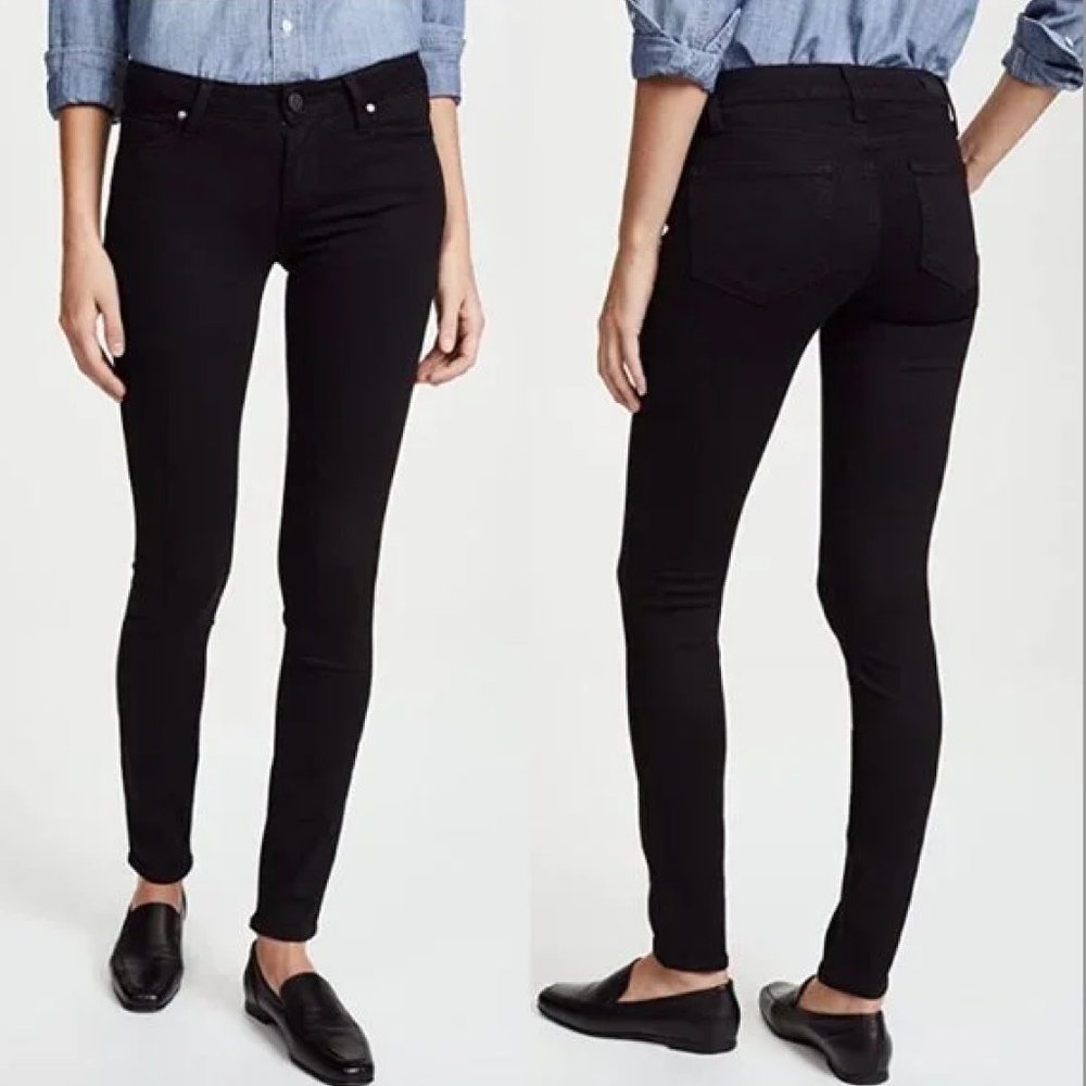 Paige black jeans size 24